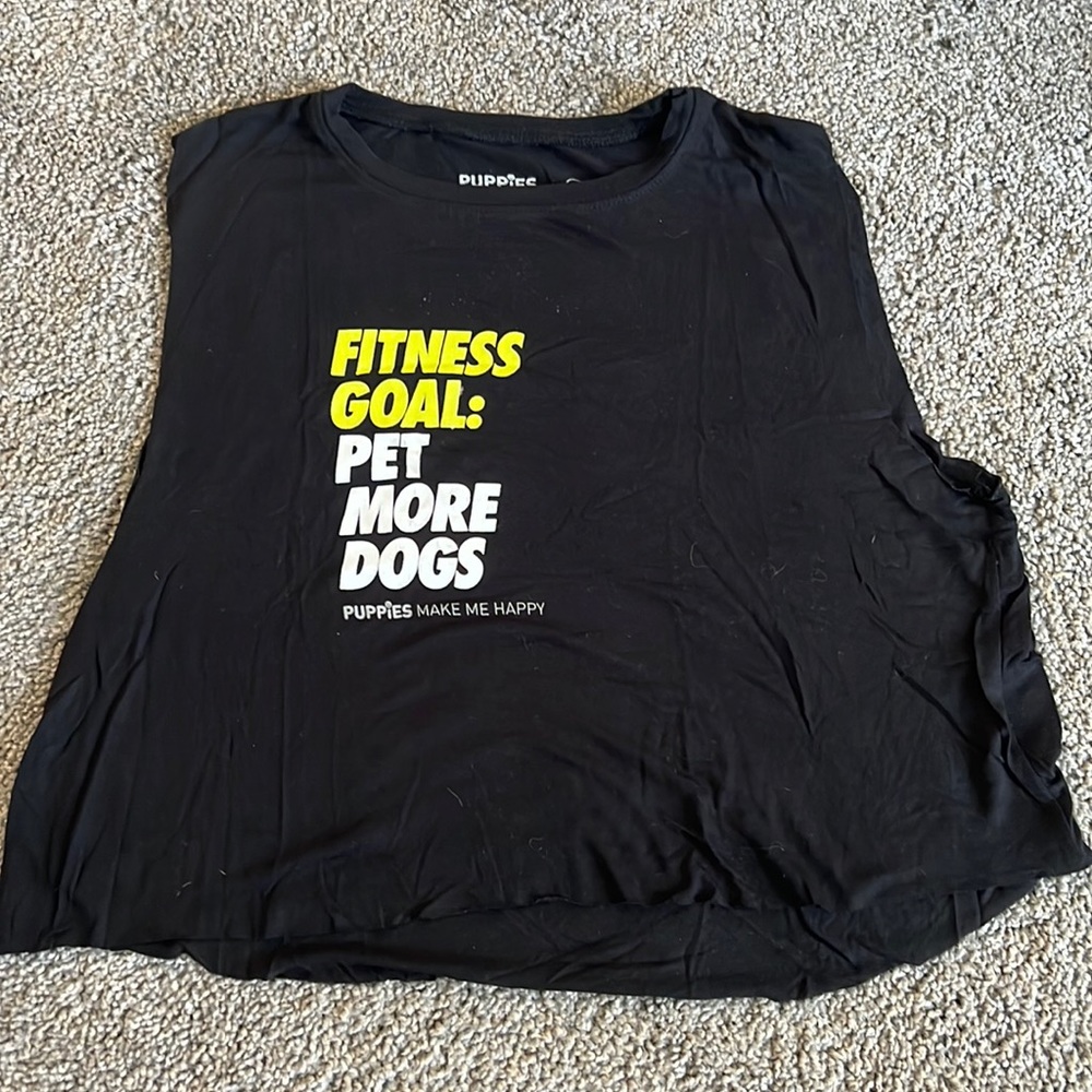Fitness goal: pet more dogs tank